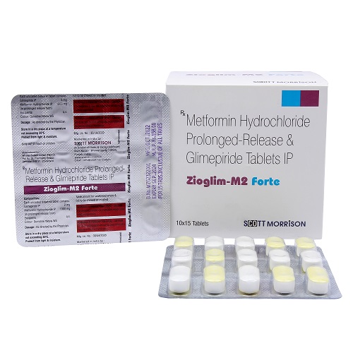 Glimepiride-1mg Metformin Hydrochloride-500mg Tablet