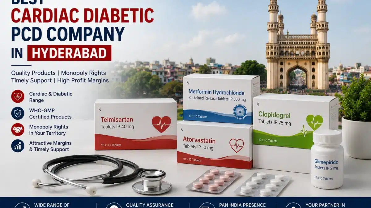 Best Cardiac Diabetic PCD Company In Hyderabad
