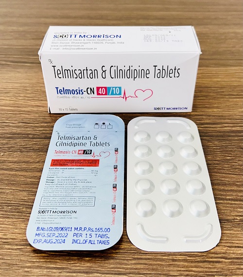 Telmisartan 40mg Cilnidipine 10mg Tablet