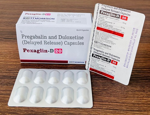 Pregabalin and Duloxetine (Delayed Release) Capsules