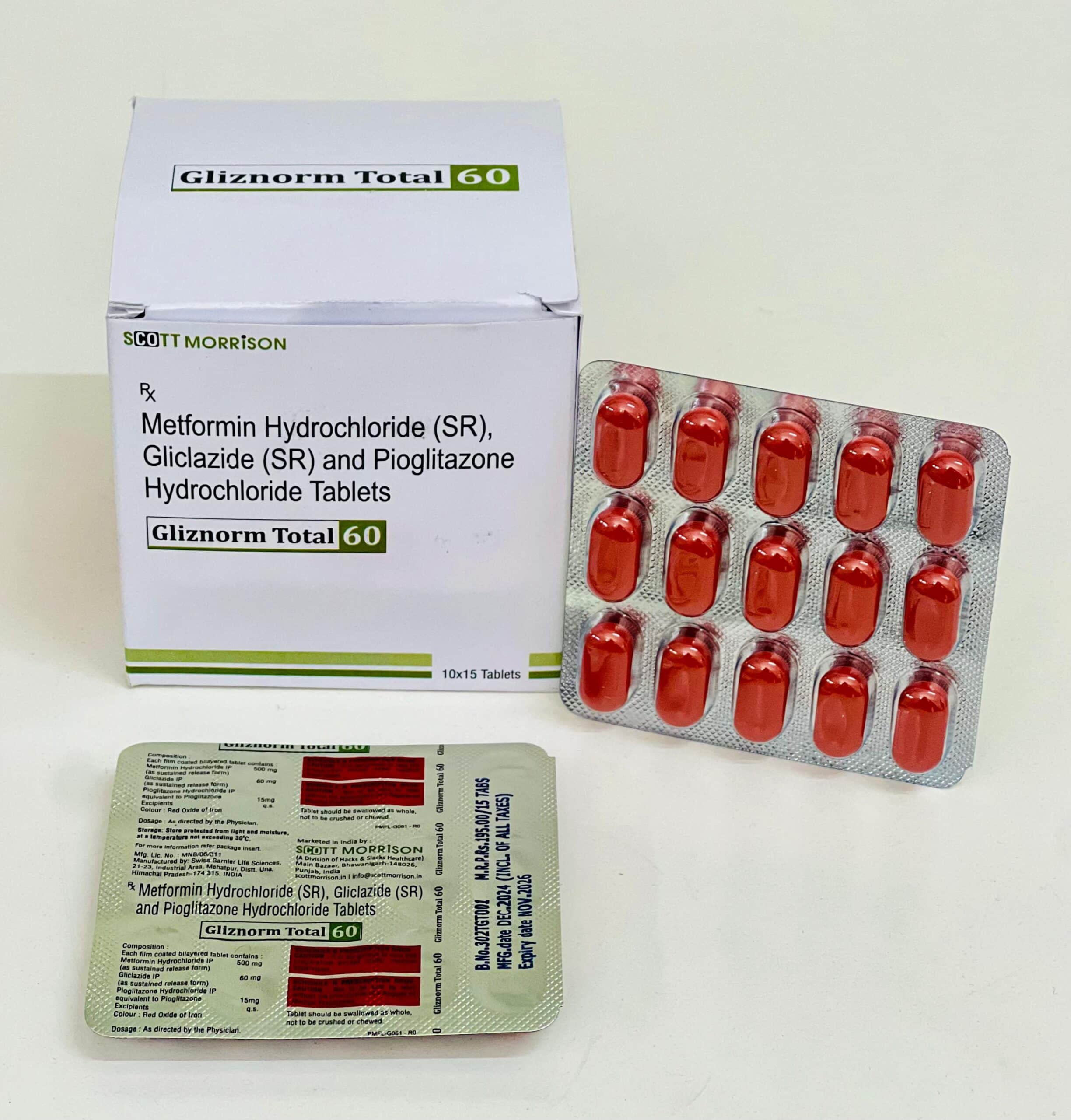 GLIZNORM TOTAL 60