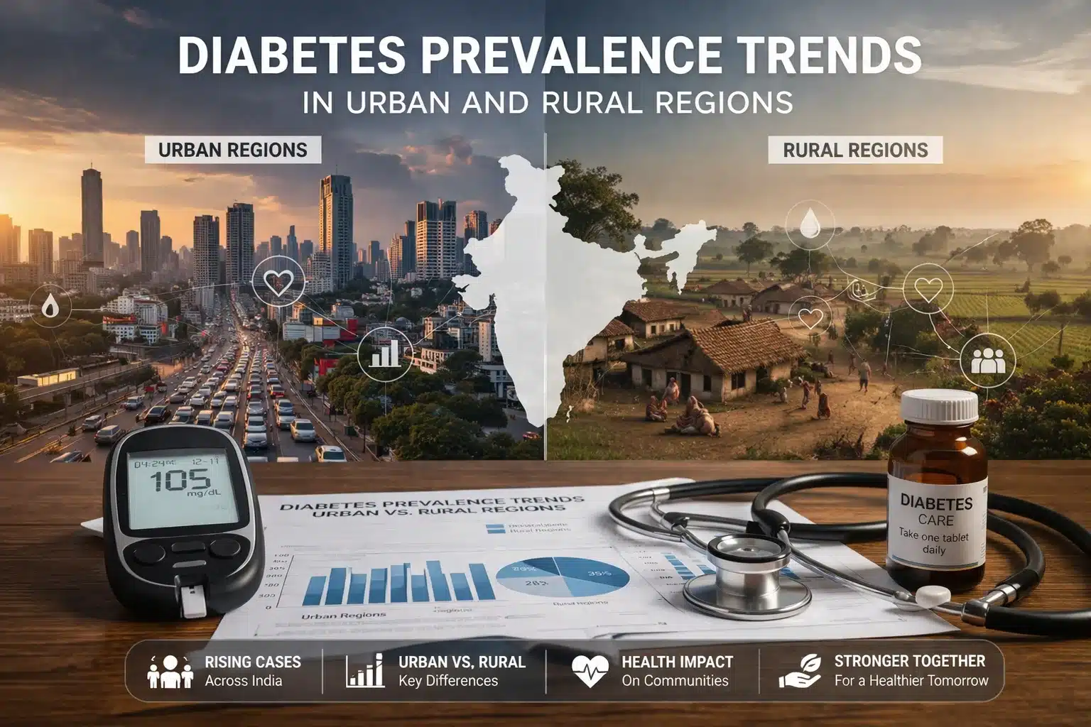 Diabetes Prevalence Trends In Urban And Rural Regions