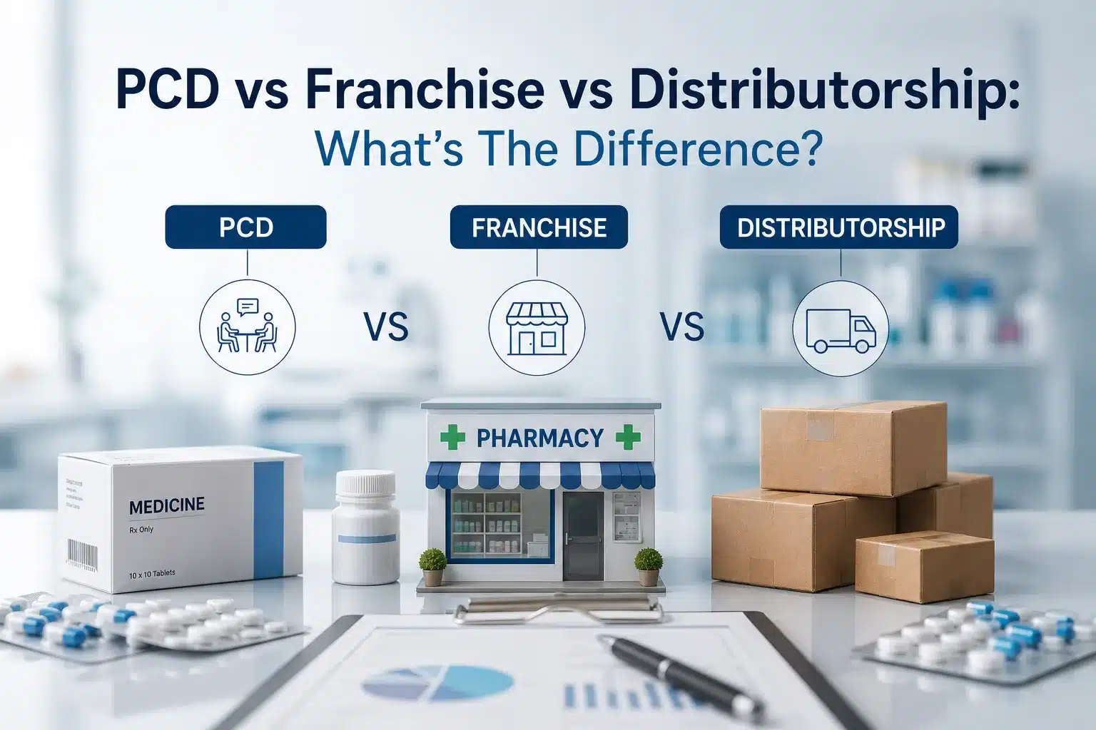 PCD vs Franchise vs Distributorship